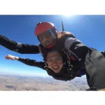 Jessica Woods skydiving
