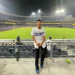 Andrew Boungnavong at dodgers game