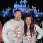 Jessica Woods with husband at disney