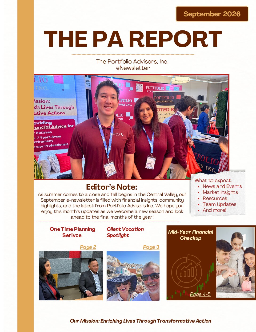 September 2026 eNewsletter